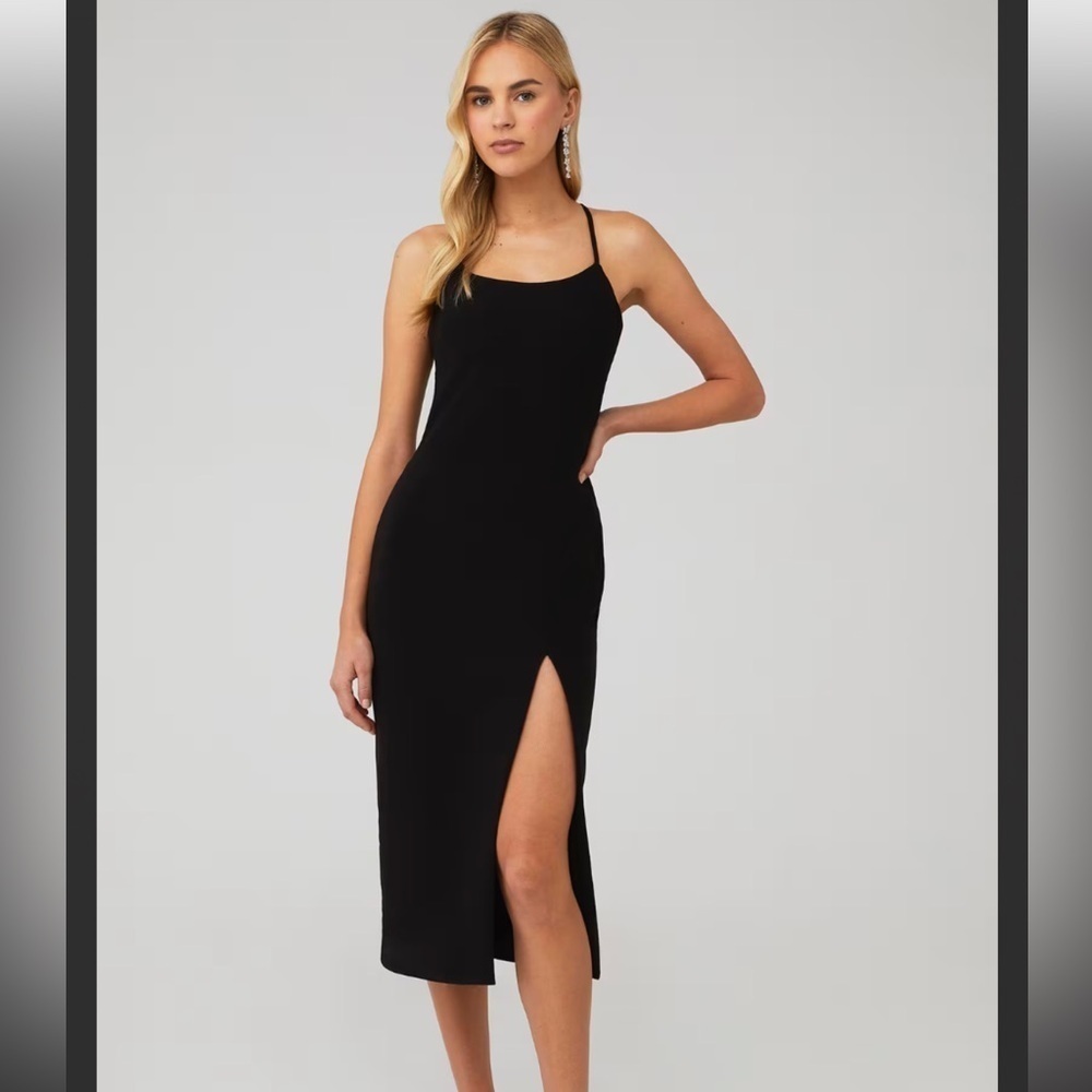LIKELY $248 campbell dress in black - size 4 - like new!